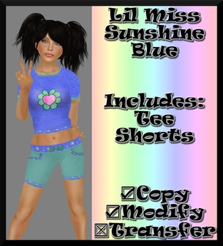 Second Life Marketplace - Lil Miss Sunshine Blue